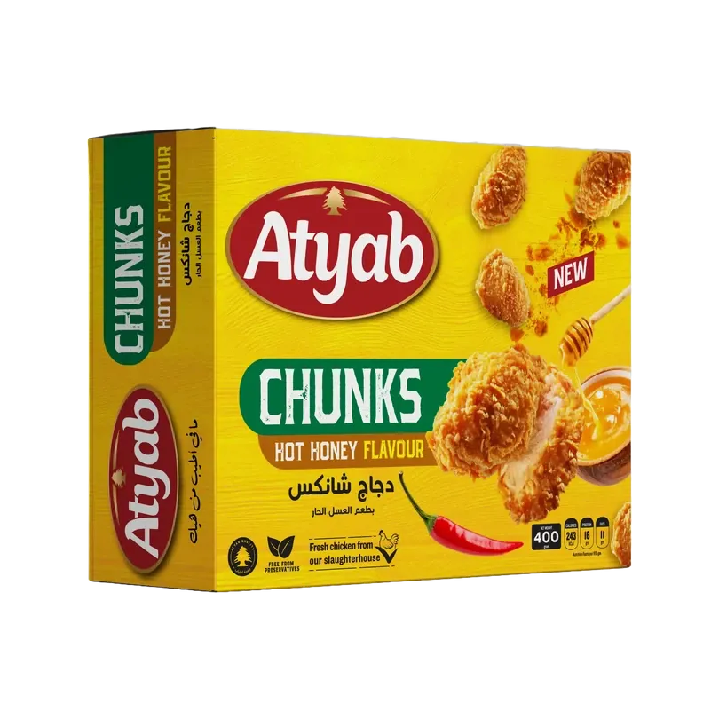   تشيكن شانكس أطياب بطعم العسل الحار - 400 جرام   (كرتونة=كيس)